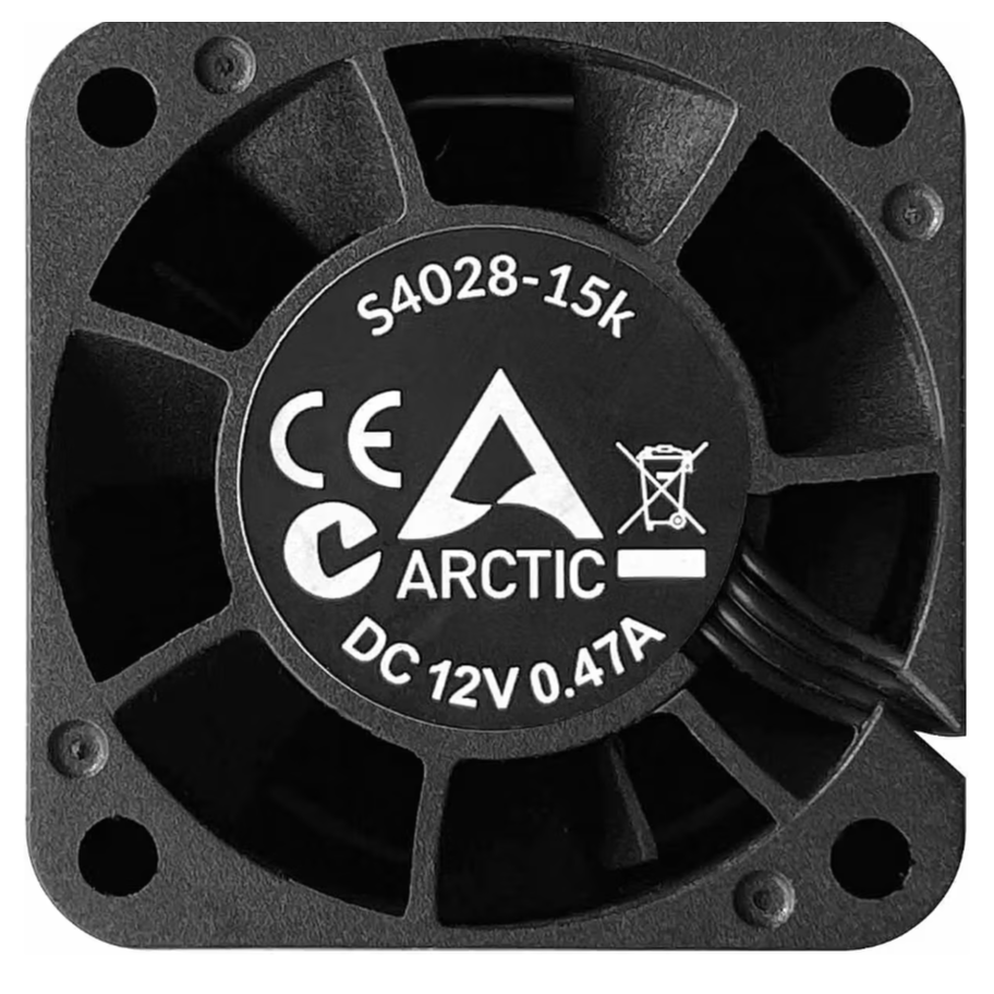 Korpusa dzesētājs Arctic S4028-15K 4cm Black (ACFAN00274A) - foto 4