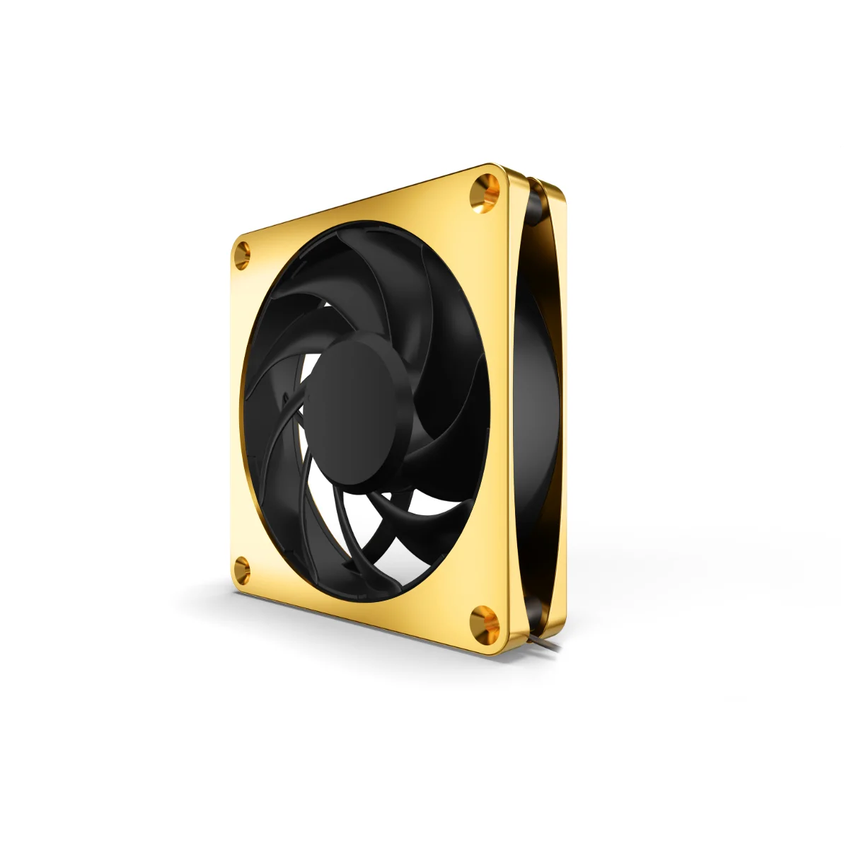Korpusa dzesētājs Alphacool Apex Stealth Metal Power 12cm Gold (13856) - foto 5