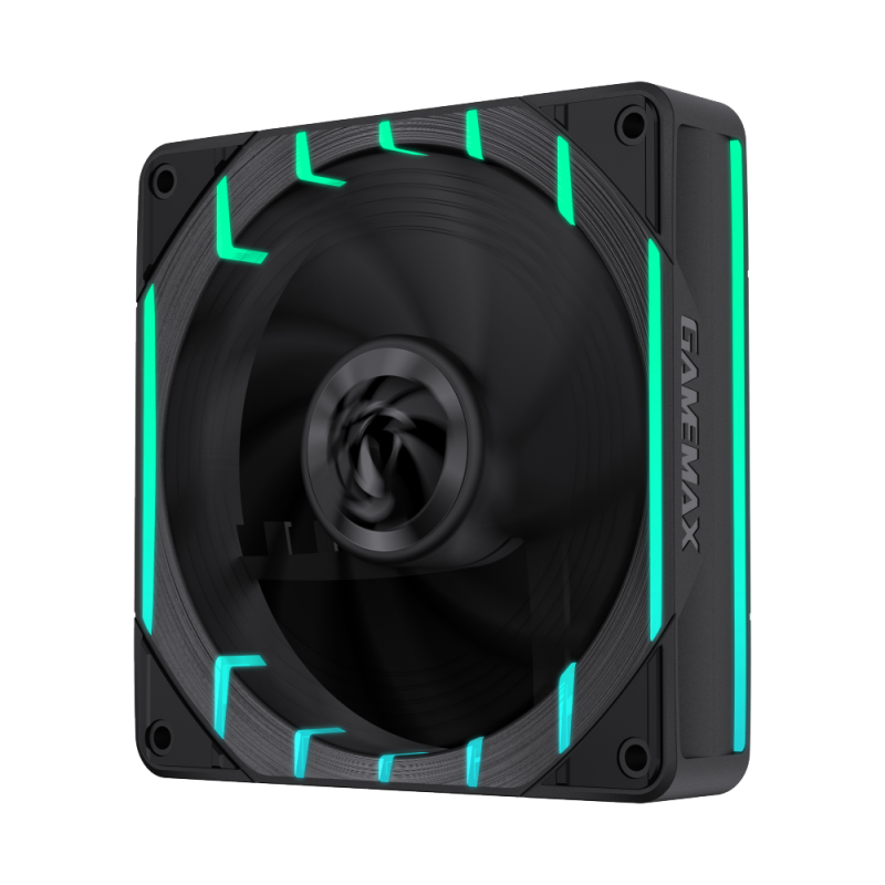 Korpusa dzesētājs Gamemax Tornado T12 Reverse Argb 12cm Black (9501-0101R0077) - foto 4