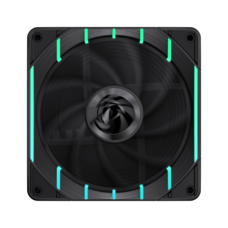 Korpusa dzesētājs Gamemax Tornado T12 Reverse Argb 12cm Black (9501-0101R0077) - foto 5