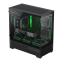 Datoru korpuss Gamemax Vista 2 Mini-Tower Black (9101-0600R0015) - foto 2