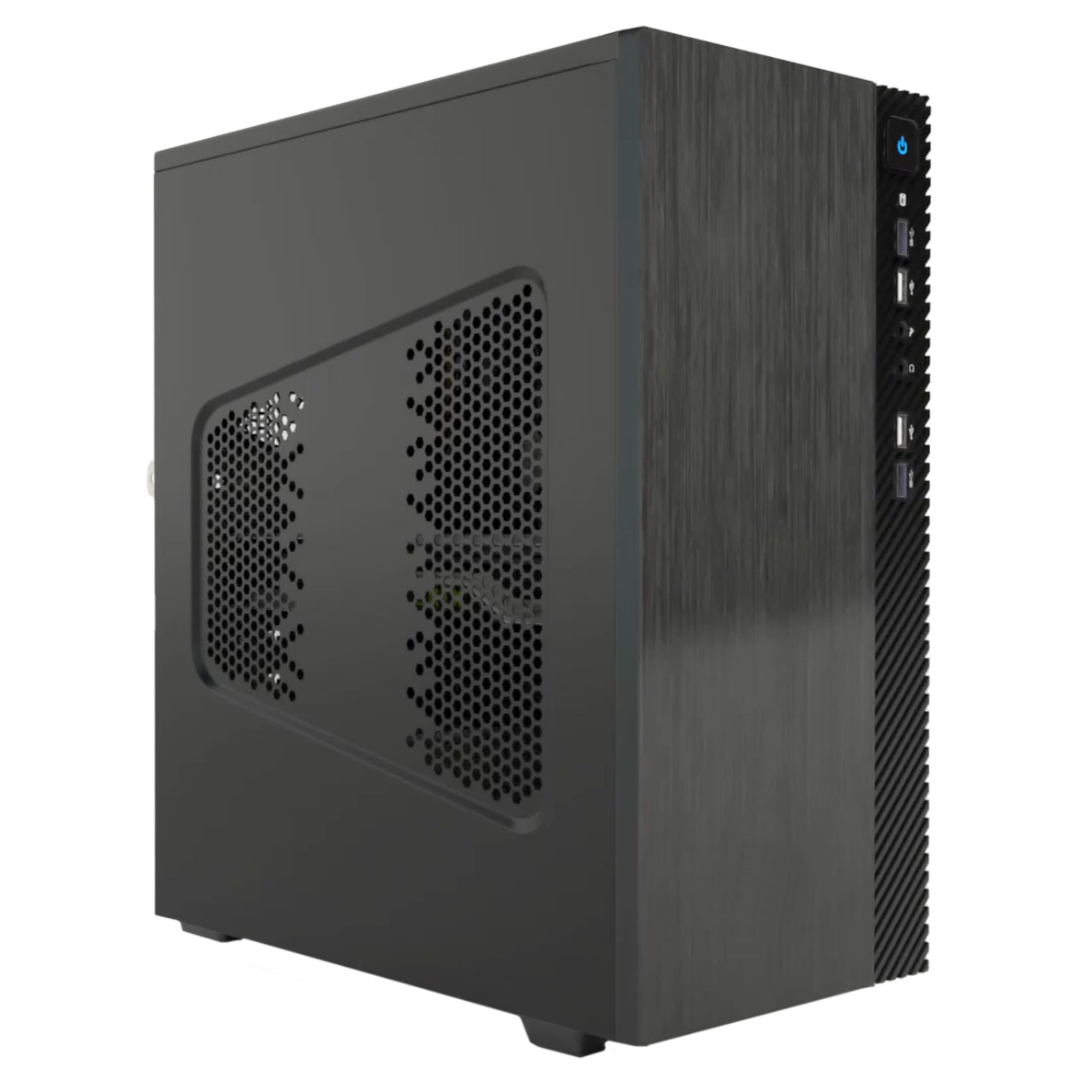 Datoru korpuss iTek Smallcom-B Mini-Tower Black (ITOCSCB122) - foto 3