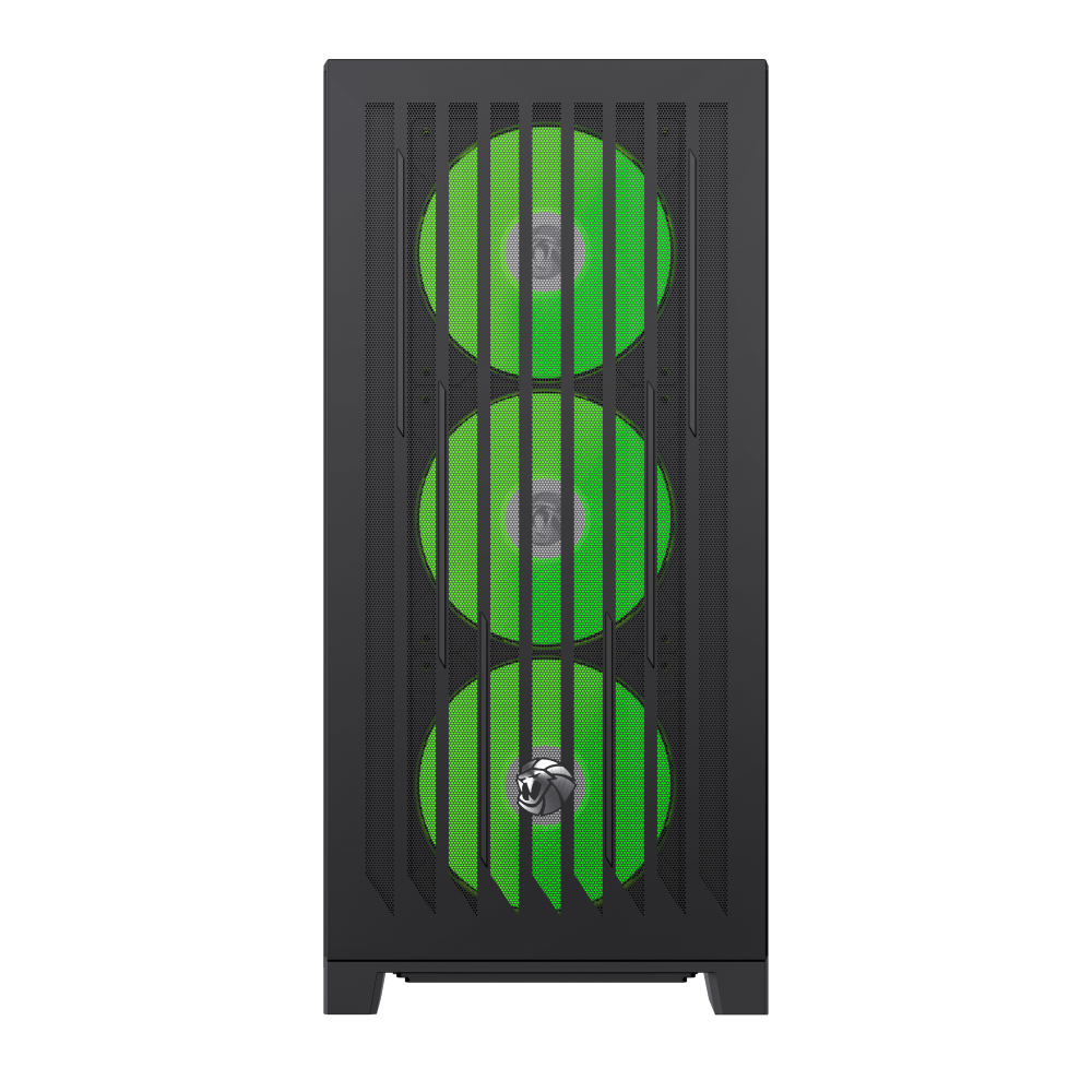 Datoru korpuss Gamemax Leader 2 Mid-Tower Black (9101-0900R0001) - foto 2