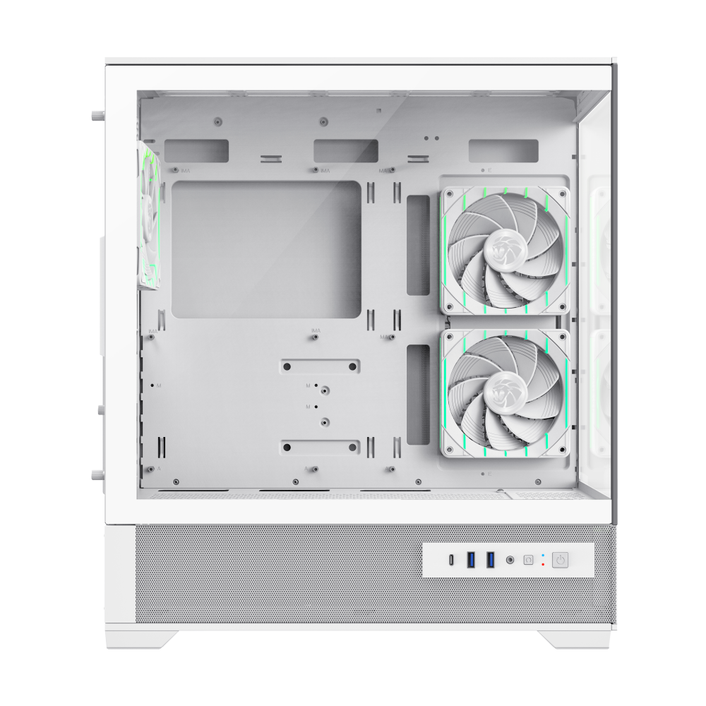 Datoru korpuss Gamemax Vista 2 Mini Tower White (9101-0600R0017) - foto 4