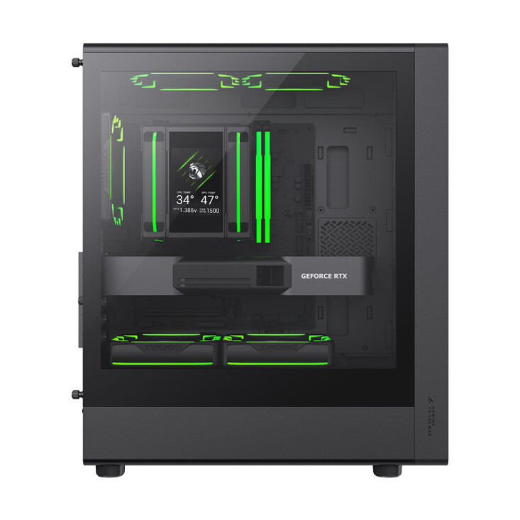 Datoru korpuss Gamemax Aeris 330 Mini Tower Black (1117-3709R0004) - foto 3