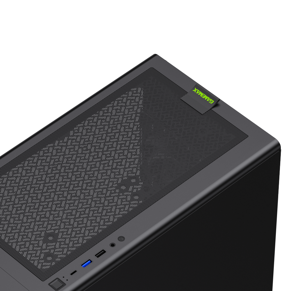 Datoru korpuss Gamemax Aeris 330 Mesh Mini-Tower Black (1117-3709R0001) - foto 3