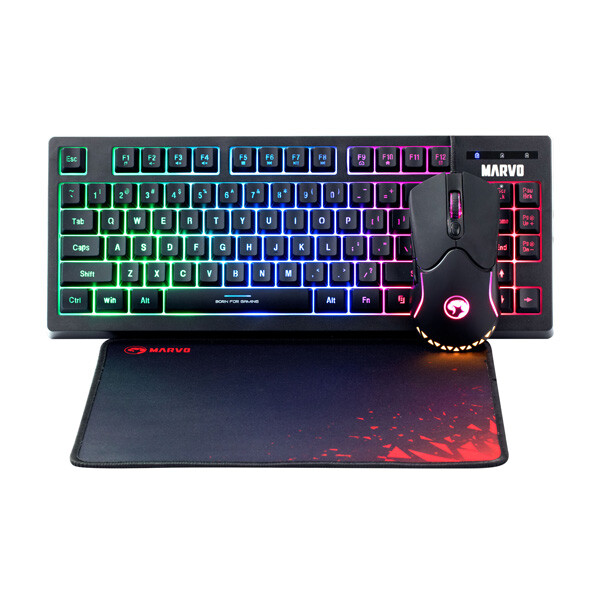 Tastatūra + pele Marvo CM310 EN RGB black