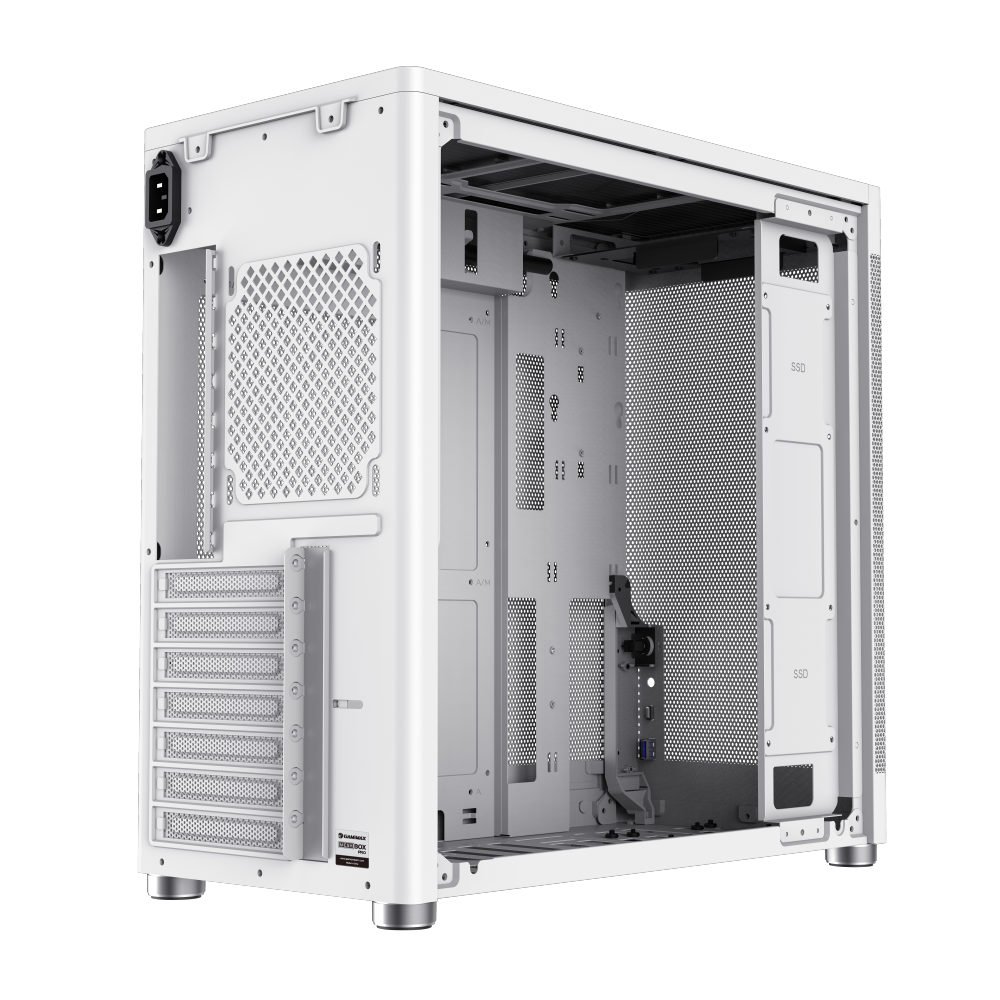 Datoru korpuss Gamemax Mesh Box Pro Midi-Tower White (1125-2001R0068) - foto 5
