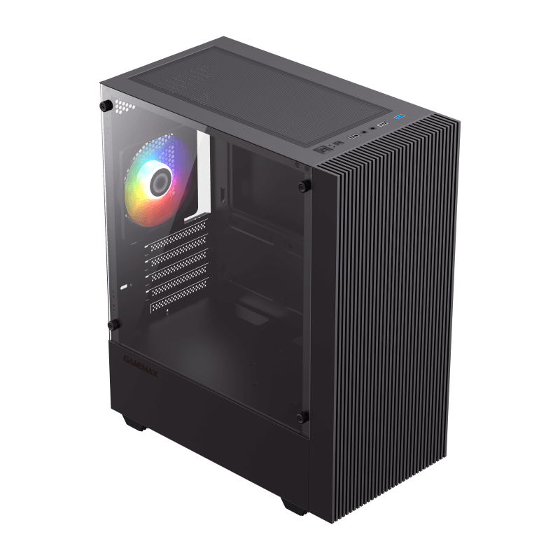 Datoru korpuss Gamemax Edge Mini-Tower Black (9101-0100R0017) - foto 2