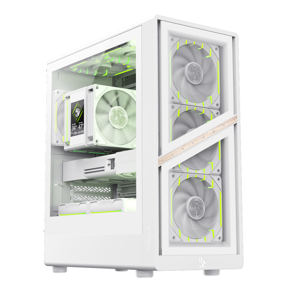 Datoru korpuss Gamemax Aeris 330 Mini-Tower White (1117-3709R0005)