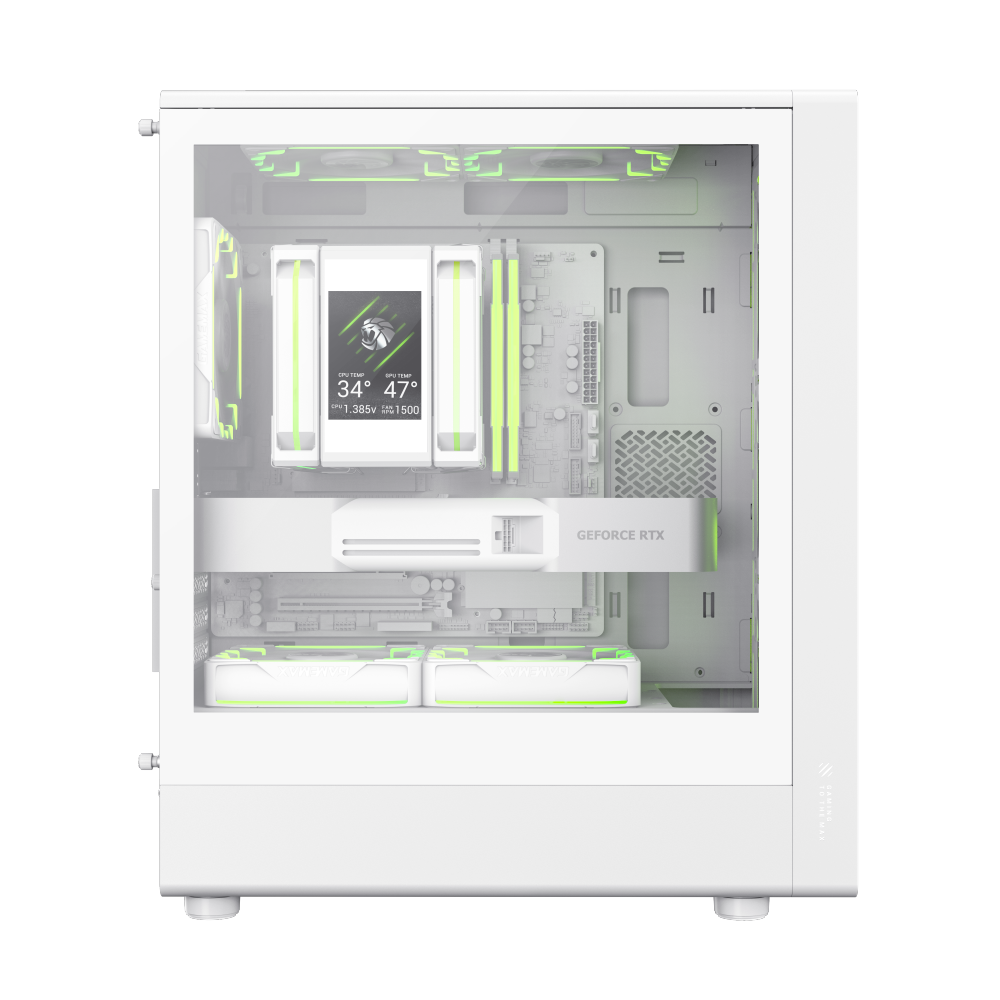 Datoru korpuss Gamemax Aeris 330 Mini-Tower White (1117-3709R0005) - foto 2