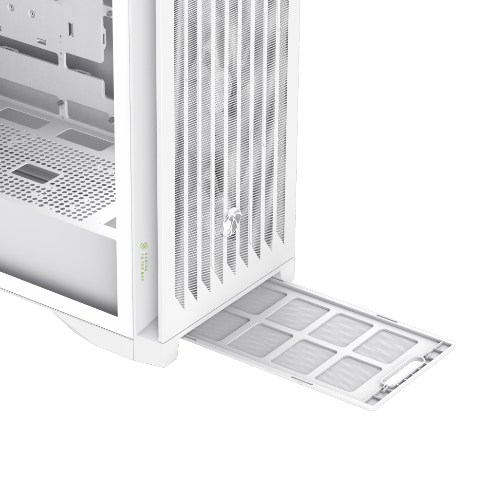 Datoru korpuss Gamemax Leader 2 Midi-Tower White (9101-0900R0002) - foto 2