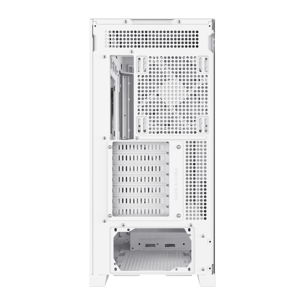 Datoru korpuss Gamemax Leader 2 Midi-Tower White (9101-0900R0002) - foto 3