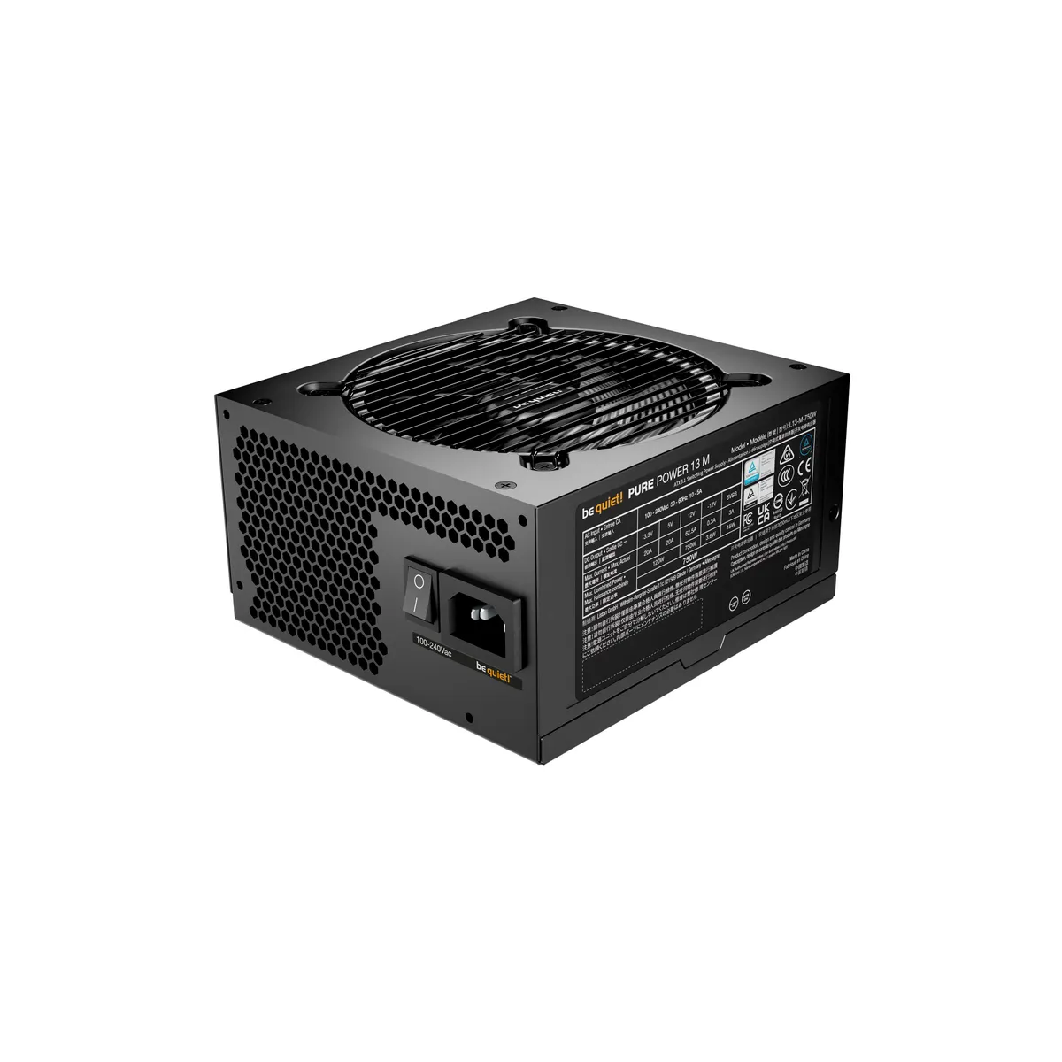 Barošanas bloks Be Quiet Pure Power PRO 13 1200W Black (BP029EU) - foto 2