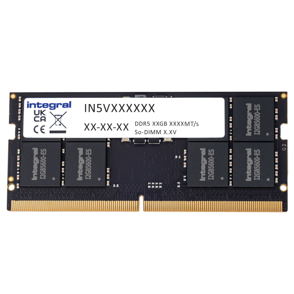 Operatīvā atmiņa Integral 8GB 4800Mhz DDR5 CL40 (IN5V8GNHWBX) - foto 2