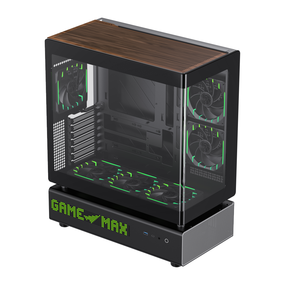 Datoru korpuss Gamemax N90 Mid Tower Black (1118-3090R0002) - foto 3