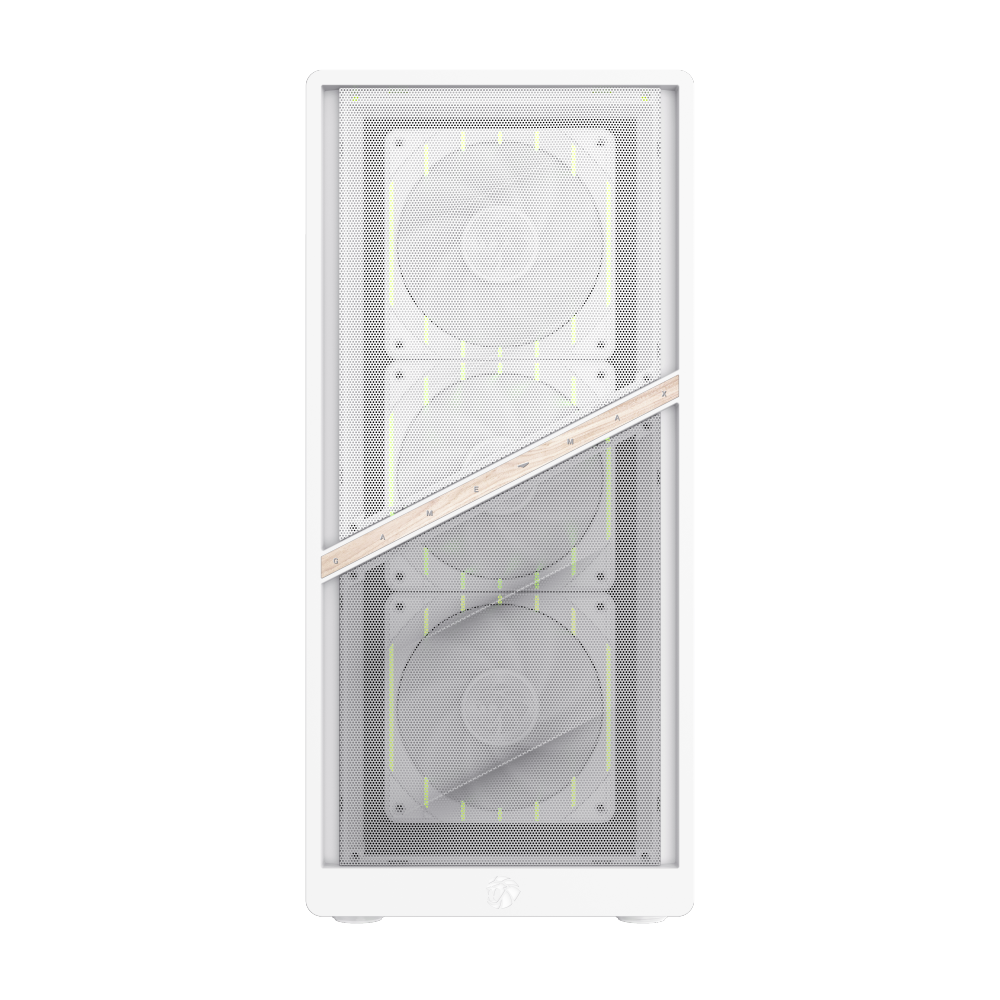 Datoru korpuss Gamemax Aeris 330 Mesh Mini Tower White (1117-3709R0002) - foto 2