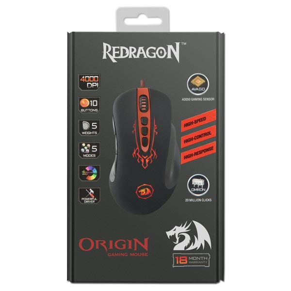 Pele Redragon Origin black and red - foto 3