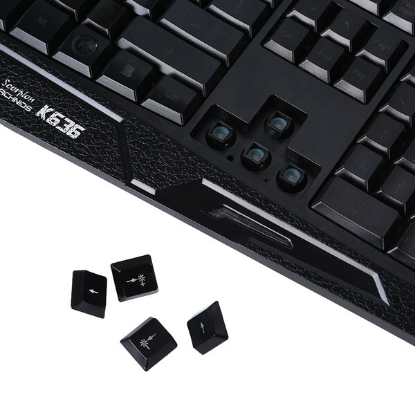 Tastatūra Marvo K636 black - foto 2