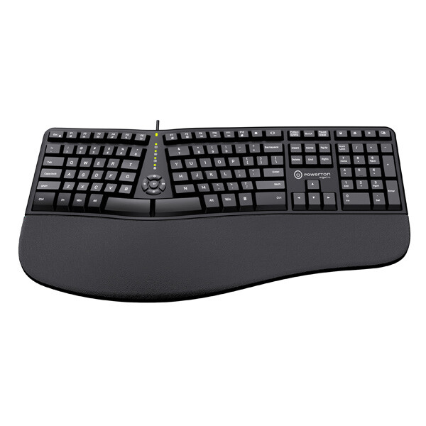 Tastatūra Powerton ERGO LANA black (WPK500E US) - foto 2