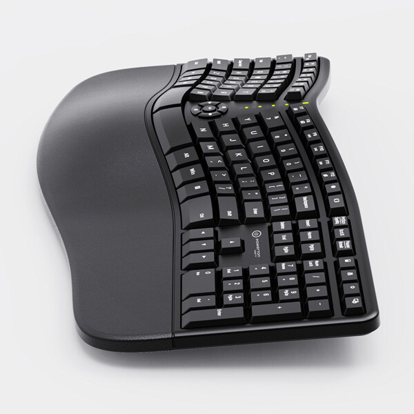 Tastatūra Powerton ERGO LANA black (WPK500E US) - foto 4