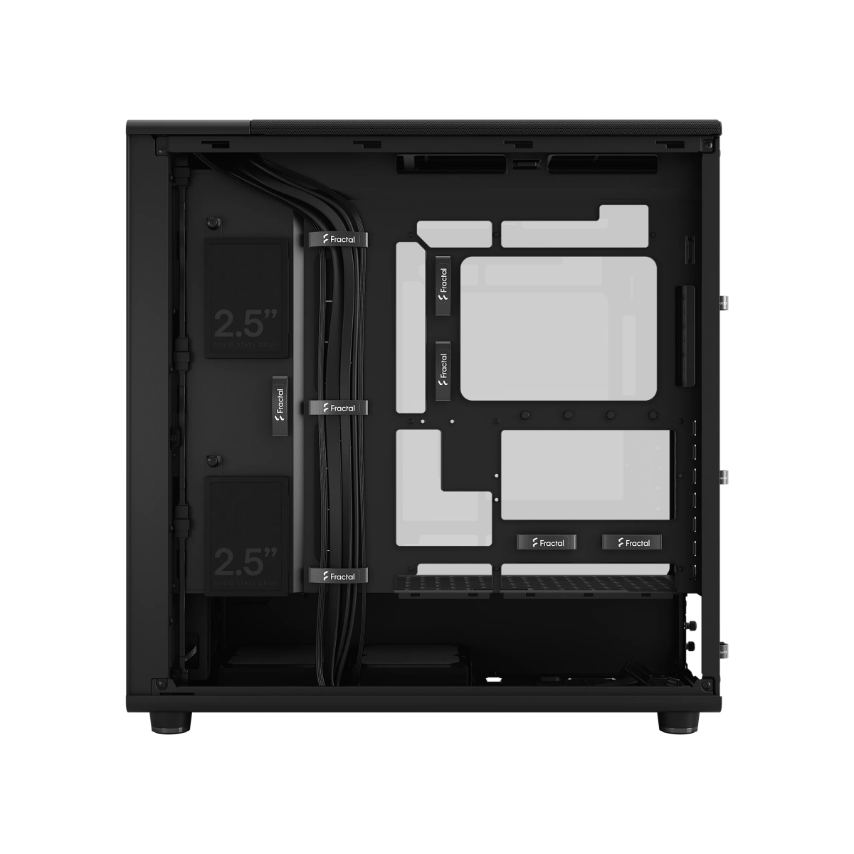 Datoru korpuss Fractal Design North XL Momentum Full-Tower Black (FD-C-NOR1X-07) - foto 5