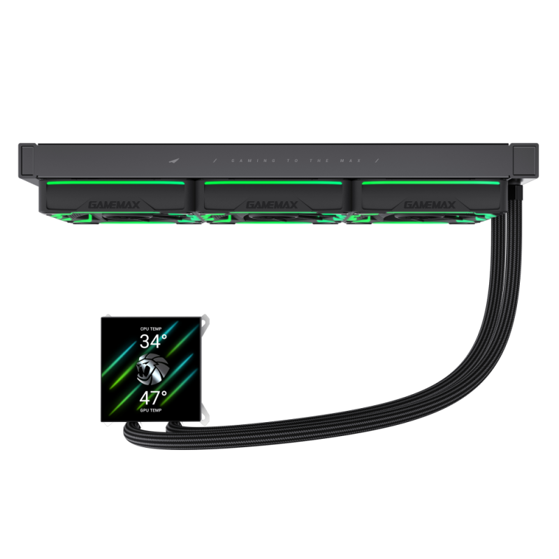 cooler Gamemax Hailstorm 360mm Black (9503-0200R0026) - foto 2