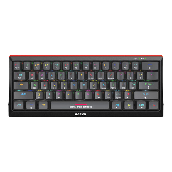 Tastatūra Marvo HECATE 61B black (KG962W EN-R)