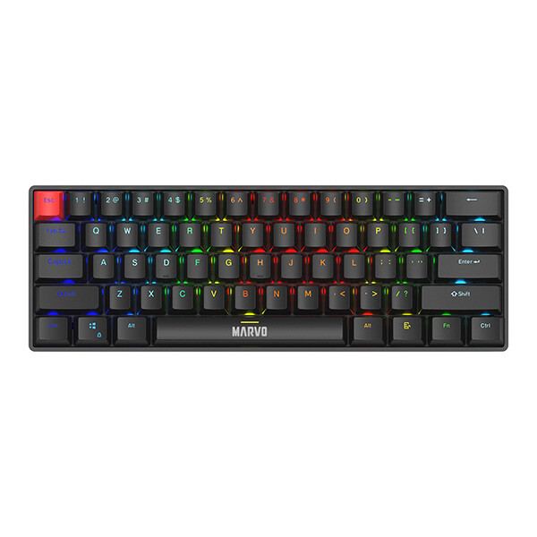 Tastatūra Marvo SABER 61 black (KG933G EN)