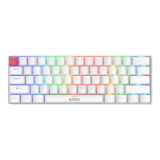 Tastatūra Marvo SABER 61 white (KG933G WH EN)