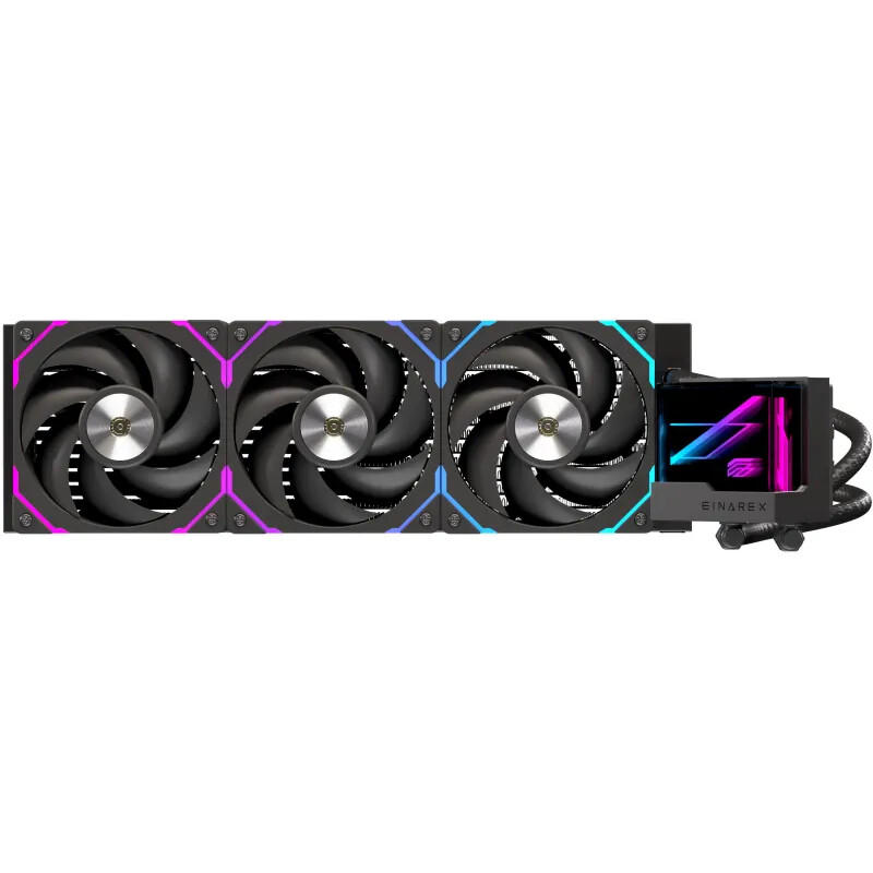 Procesoru dzesētājs Einarex Vertex RGB 360mm Black (EXWC-VX-1360R-B)