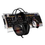 Tastatūra + pele Marvo CM303 silver (CM303 CZ)