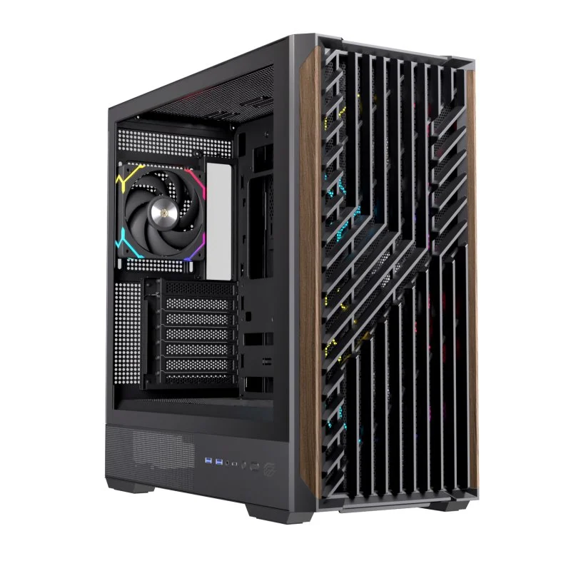 Datoru korpuss Einarex P800 Mid Tower Black (EXCS-PL-800R-B) - foto 3