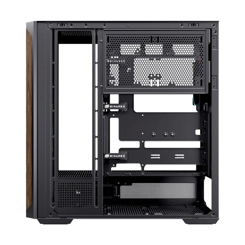 Datoru korpuss Einarex P800 Mid Tower Black (EXCS-PL-800R-B) - foto 5