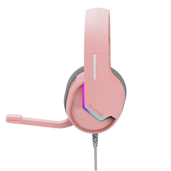 Austiņas Marvo TACTIC 40 pink (H8618 PK) - foto 2