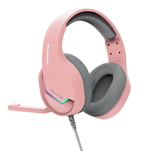 Austiņas Marvo TACTIC 40 pink (H8618 PK) - foto 4