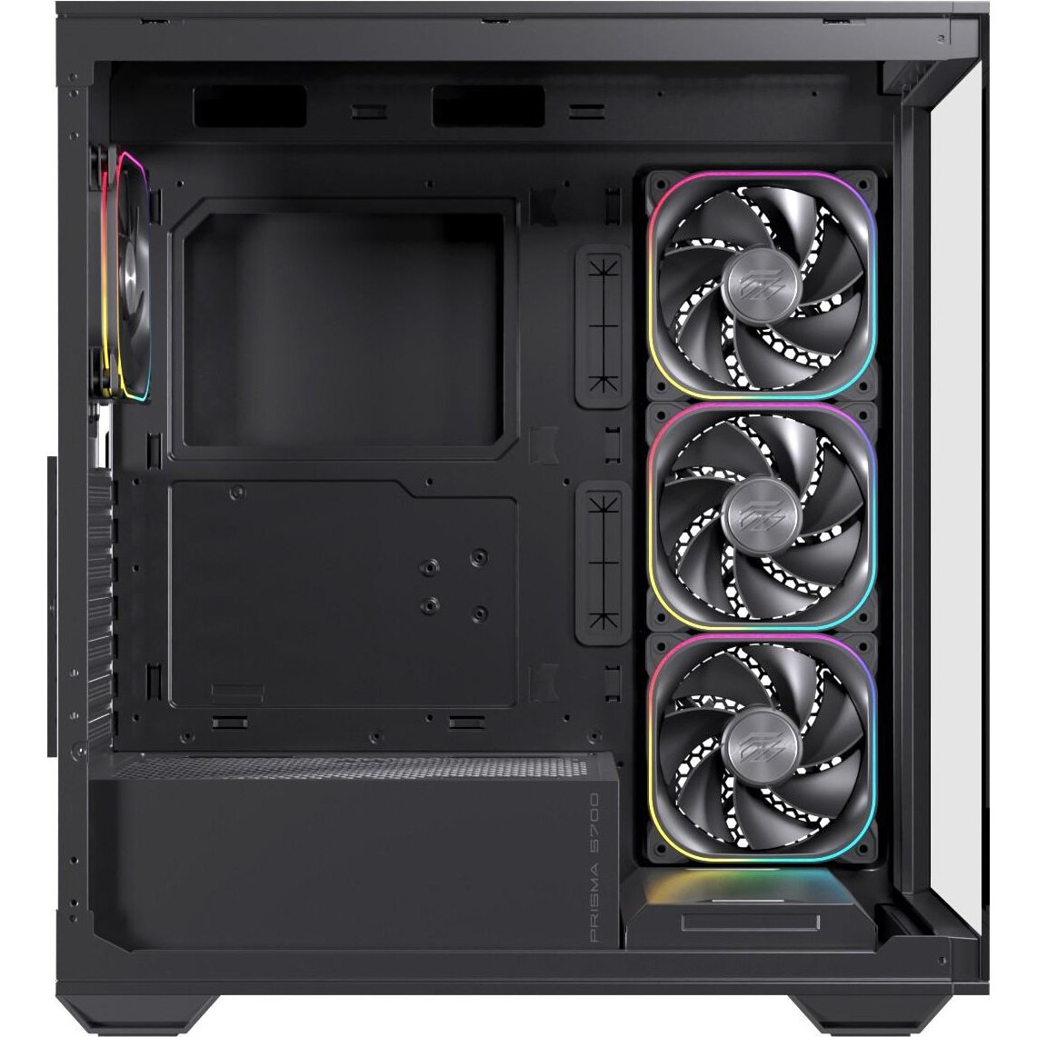 Datoru korpuss Einarex S700 Mid Tower Black (EXCS-PR-700R-B) - foto 3