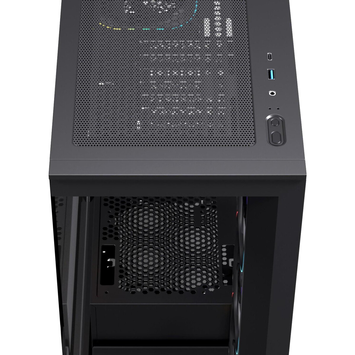 Datoru korpuss Einarex S700 Mid Tower Black (EXCS-PR-700R-B) - foto 7