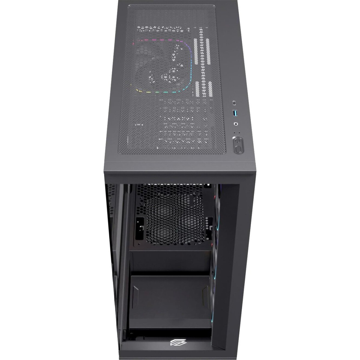 Datoru korpuss Einarex S700 Mid Tower Black (EXCS-PR-700R-B) - foto 8