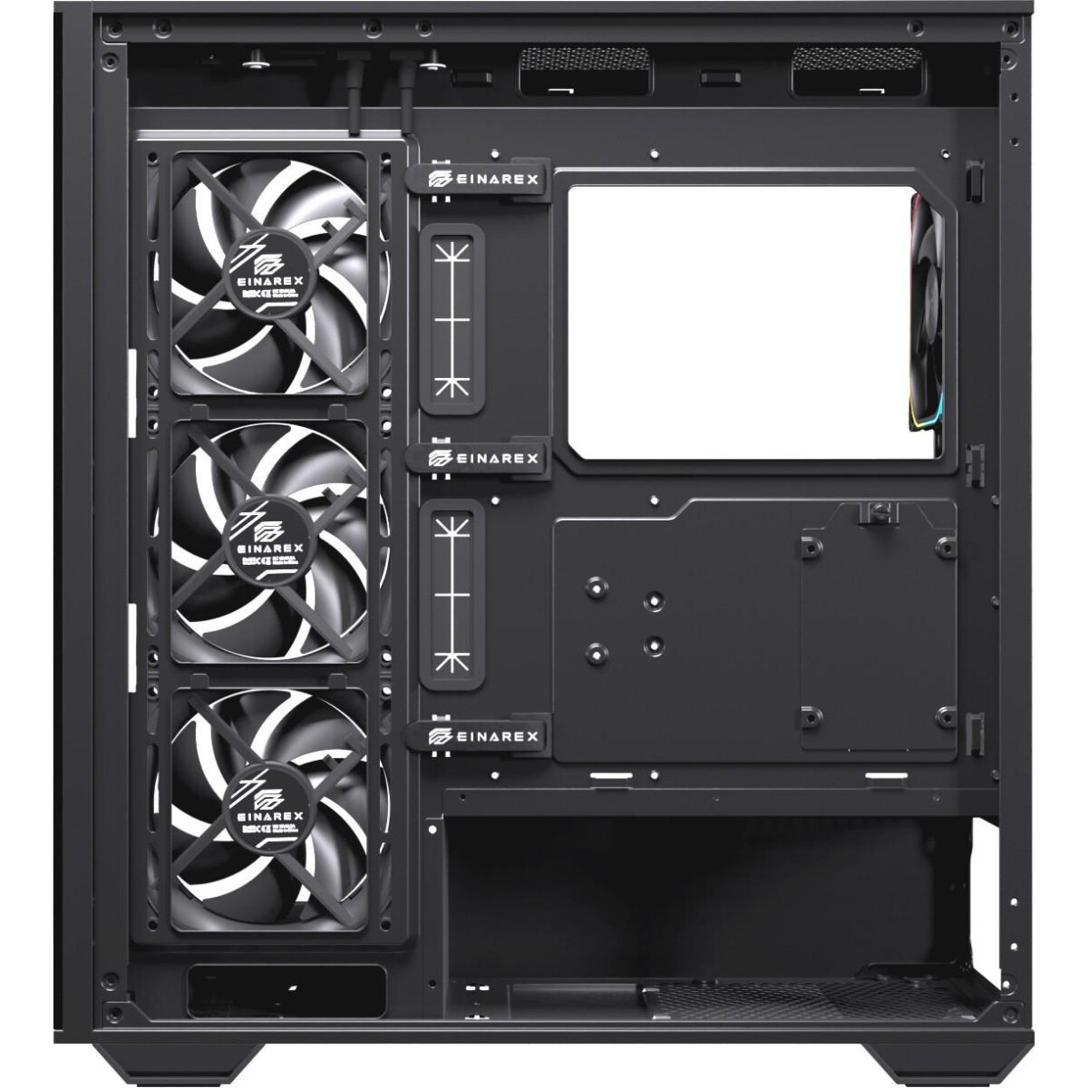 Datoru korpuss Einarex S700 Mid Tower Black (EXCS-PR-700R-B) - foto 9