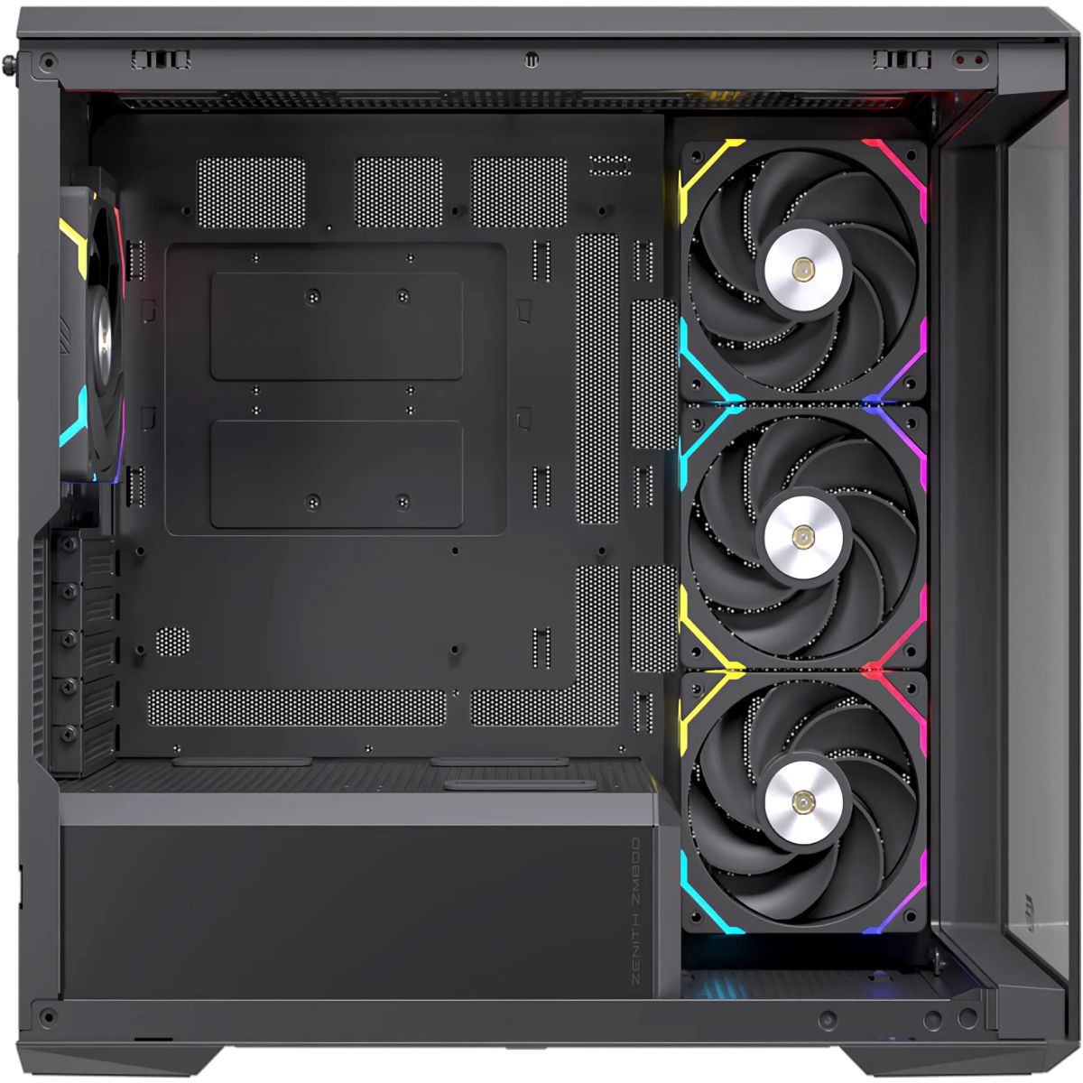 Datoru korpuss Einarex ZM800 Micro Tower Black (EXCS-ZM-800R-B) - foto 2