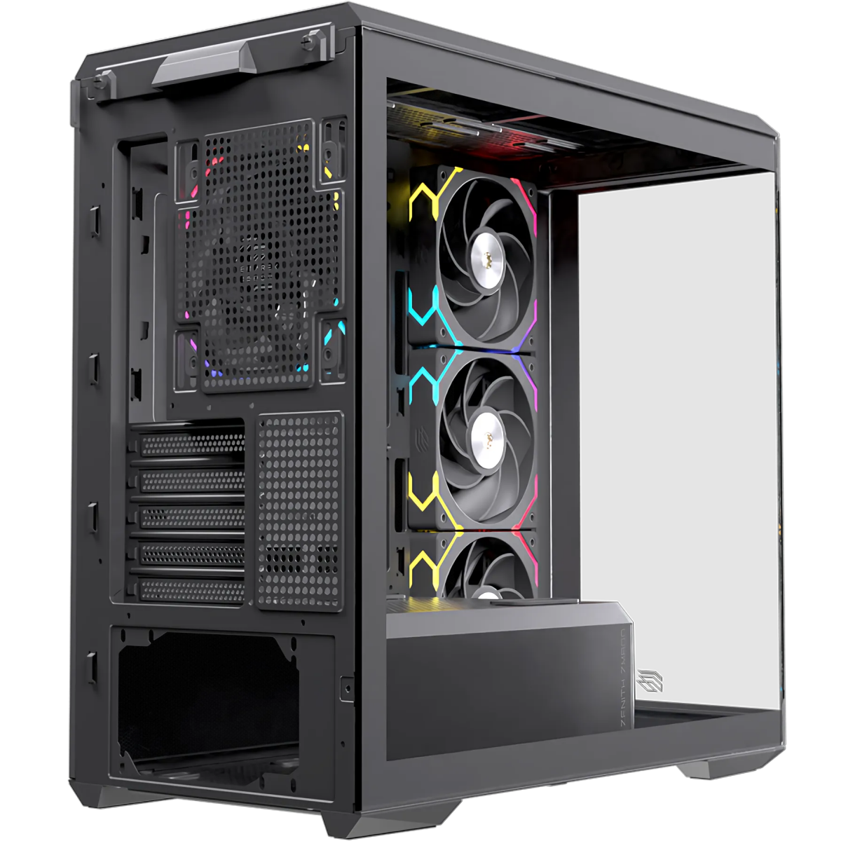 Datoru korpuss Einarex ZM800 Micro Tower Black (EXCS-ZM-800R-B) - foto 4