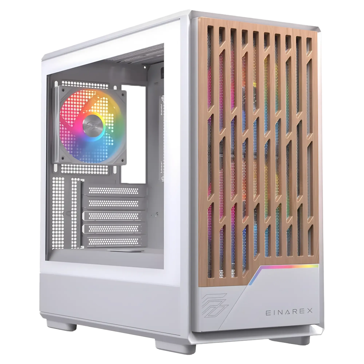 Datoru korpuss Einarex PM400 Micro Tower White (EXCS-PM-400R-W)