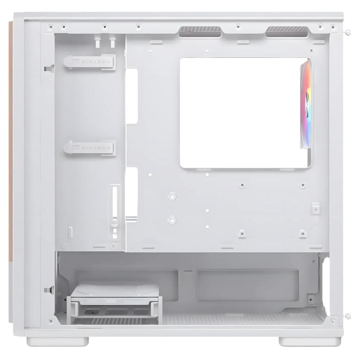 Datoru korpuss Einarex PM400 Micro Tower White (EXCS-PM-400R-W) - foto 5