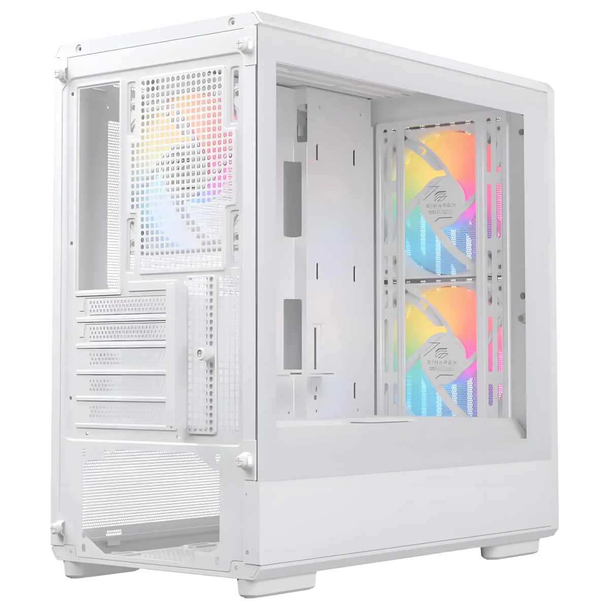 Datoru korpuss Einarex PM400 Micro Tower White (EXCS-PM-400R-W) - foto 6