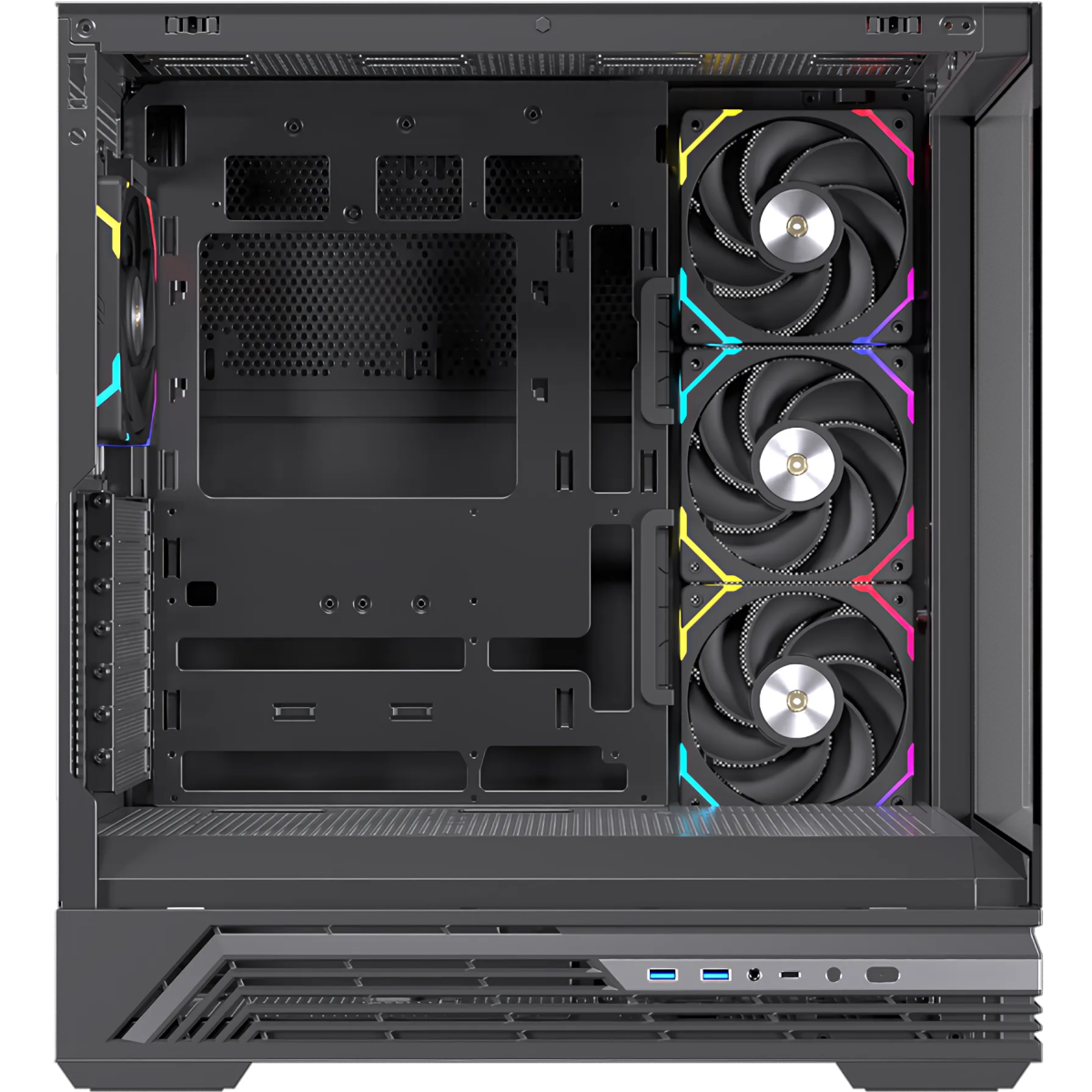 Datoru korpuss Einarex S800 Midi Tower Black (EXCS-PR-800R-B) - foto 2