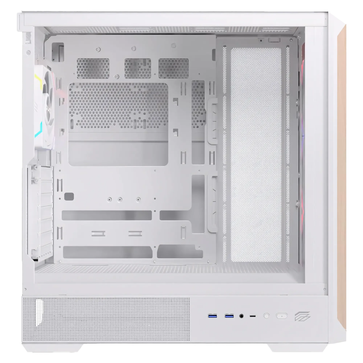 Datoru korpuss Einarex P800 Mid-Tower White (EXCS-PL-800R-W) - foto 3