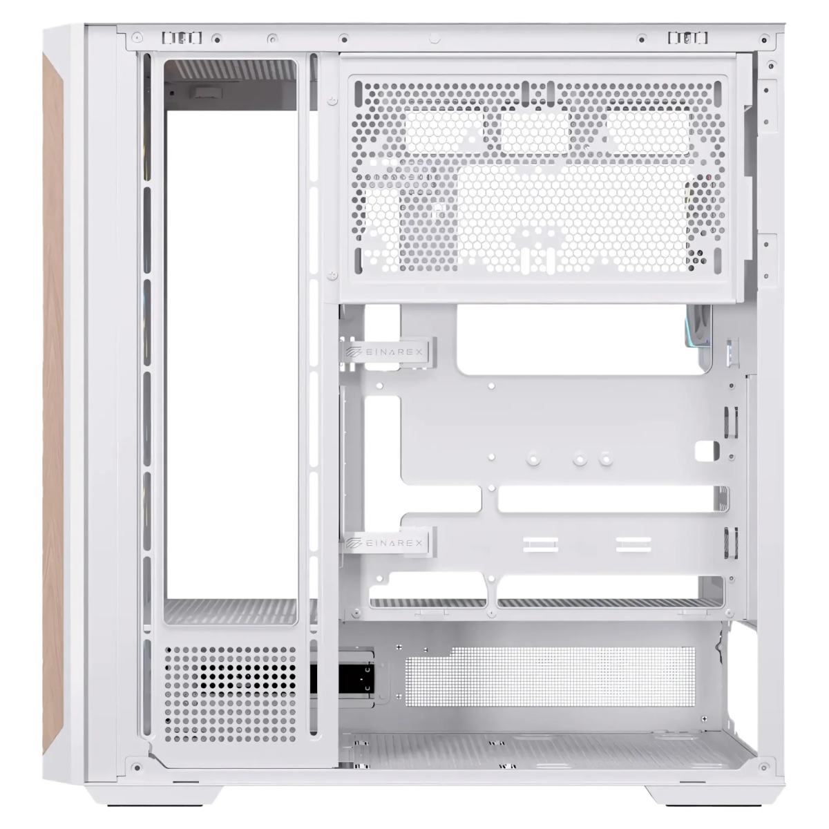 Datoru korpuss Einarex P800 Mid-Tower White (EXCS-PL-800R-W) - foto 5