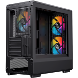 Datoru korpuss Einarex PM400 Midi Tower Black EXCS-PM-400R-B