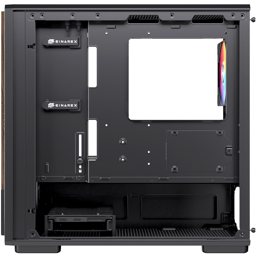 Datoru korpuss Einarex PM400 Midi Tower Black EXCS-PM-400R-B - foto 5